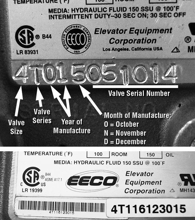 EECO Serial Number