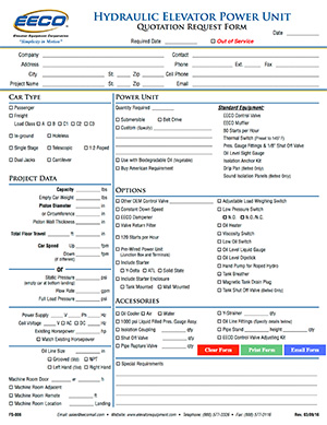 EECO Power Unit RFQ